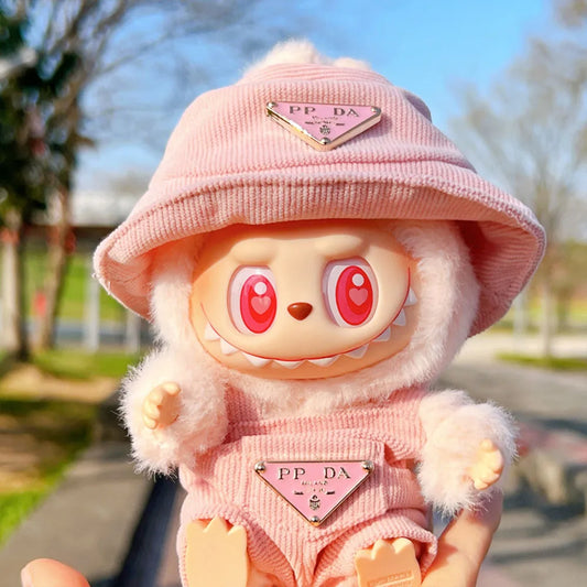 Corduroy Overall and Bucket Hat